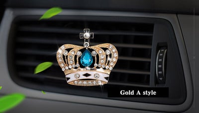 Kruna Stilski osvježivač zraka u automobilu difuzor u bočici parfema u automobilu auto Izlaz klima uređaja Otvor za zrak Spojnica za parfem