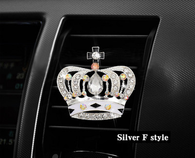 Kruna Stilski osvježivač zraka u automobilu difuzor u bočici parfema u automobilu auto Izlaz klima uređaja Otvor za zrak Spojnica za parfem