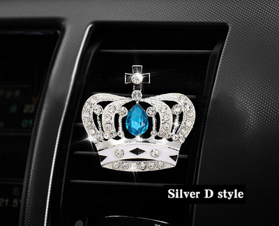 Kruna Stilski osvježivač zraka u automobilu difuzor u bočici parfema u automobilu auto Izlaz klima uređaja Otvor za zrak Spojnica za parfem