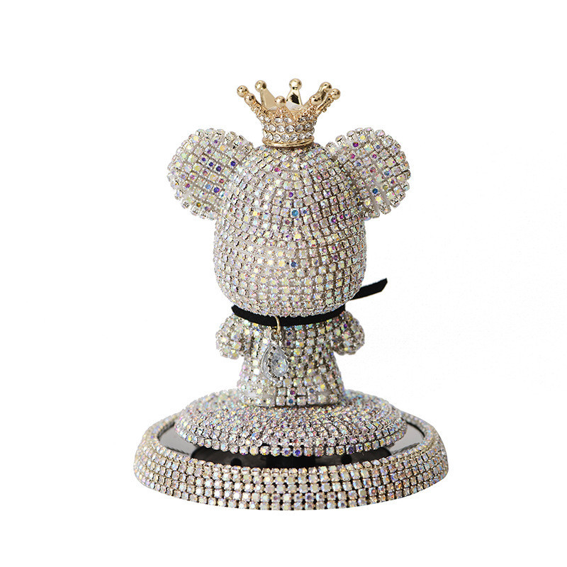 Új Charm Gloomy Bear légfrissítő díszek Crystal kreatív autódísz aromaterápiás kiegészítők