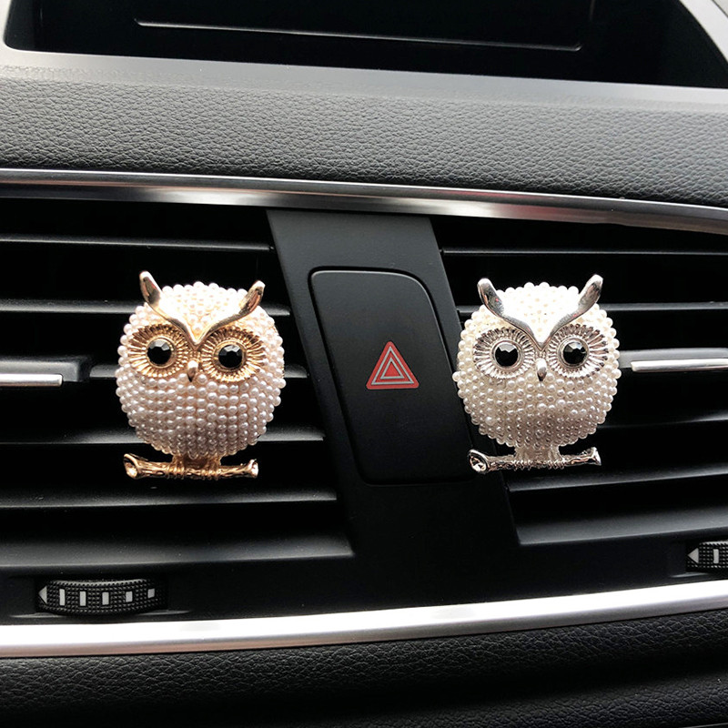 Autó Díszek Ajándékok Autó Légfrissítő Gyöngy Bagoly Autó Dekoráció Auto Outlet Parfüm Clip Autó Aroma Diffúzor Autós Kiegészítők