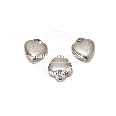 10 komada Puni privjesak u obliku srca od nehrđajućeg čelika 10 mm privjesci u obliku srca za DIY ljubavne ogrlice Narukvice Naušnice privjesci