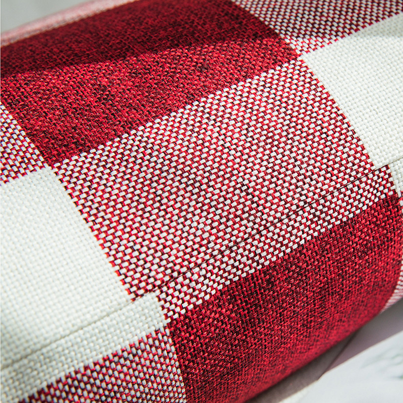 Husă de pernă în carouri la modă clasică, cu dungi geometrice, huse de pernă decorative pentru casă, perne de canapea, huse de perne