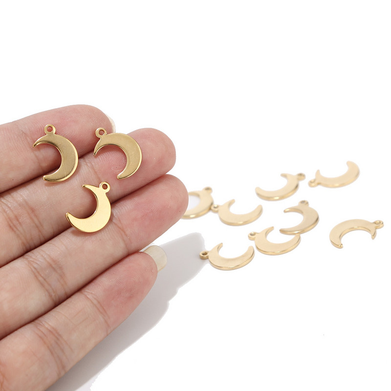 20PCS/lot privjesaka, zlatnih privjesaka od nehrđajućeg čelika, zlatnih privjesaka za izradu nakita