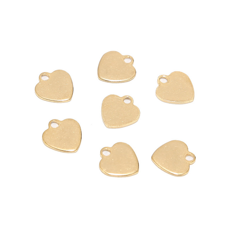 20PCS/lot privjesaka, zlatnih privjesaka od nehrđajućeg čelika, zlatnih privjesaka za izradu nakita