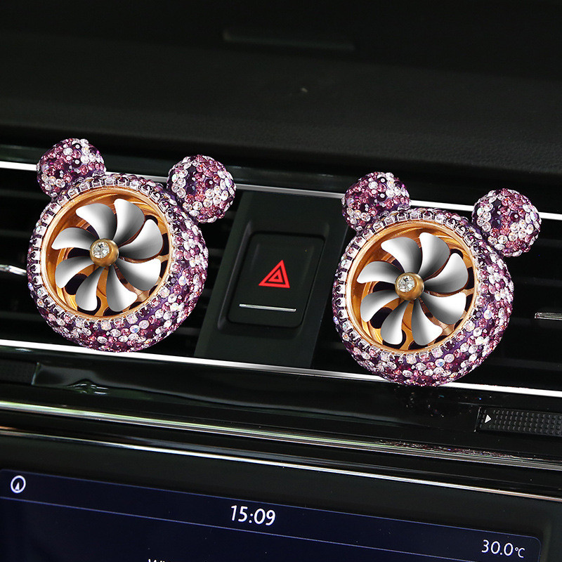 Kreatív Bling Crystal autós légfrissítő parfüm illat illat autó stílusos belső autós kiegészítők lányoknak, nőknek, nőknek