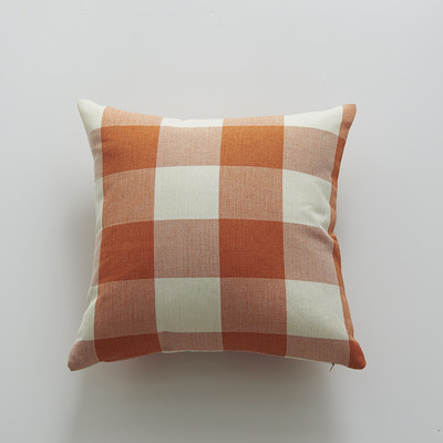 Karirana jastučnica Navlaka za jastuk Ukrasne karirane navlake Nordijska jastučnica 45x45 Kvadratna crno-plava jastučnica Uređenje doma