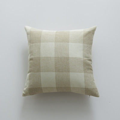 Karirana jastučnica Navlaka za jastuk Ukrasne karirane navlake Nordijska jastučnica 45x45 Kvadratna crno-plava jastučnica Uređenje doma