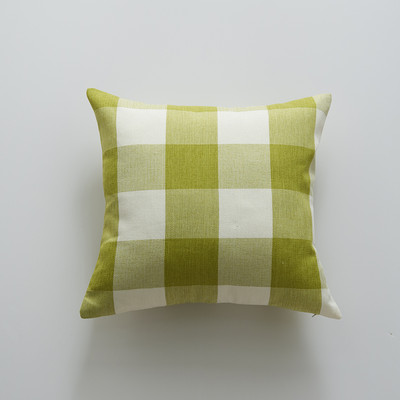 Karirana jastučnica Navlaka za jastuk Ukrasne karirane navlake Nordijska jastučnica 45x45 Kvadratna crno-plava jastučnica Uređenje doma