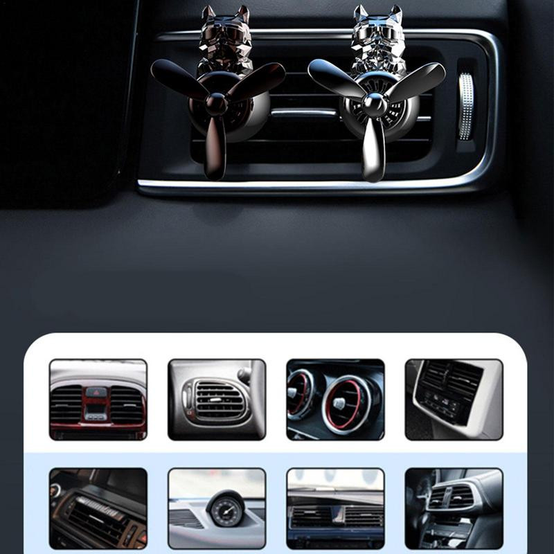 Automobilski osvježivač zraka Slatki buldog pilot Automobilski difuzor Rotirajući propeler Automobilski osvježivači zraka Dekoracija za automobile