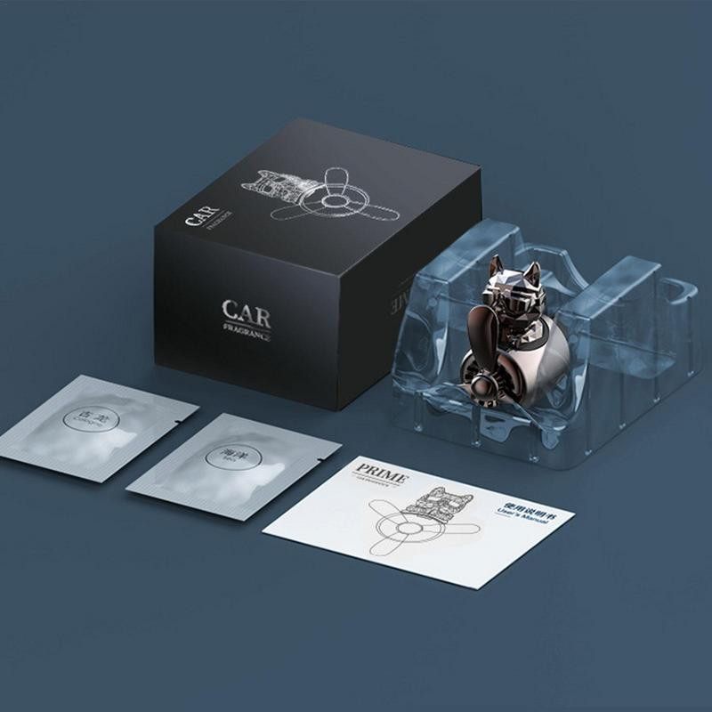 Automobilski osvježivač zraka Slatki buldog pilot Automobilski difuzor Rotirajući propeler Automobilski osvježivači zraka Dekoracija za automobile