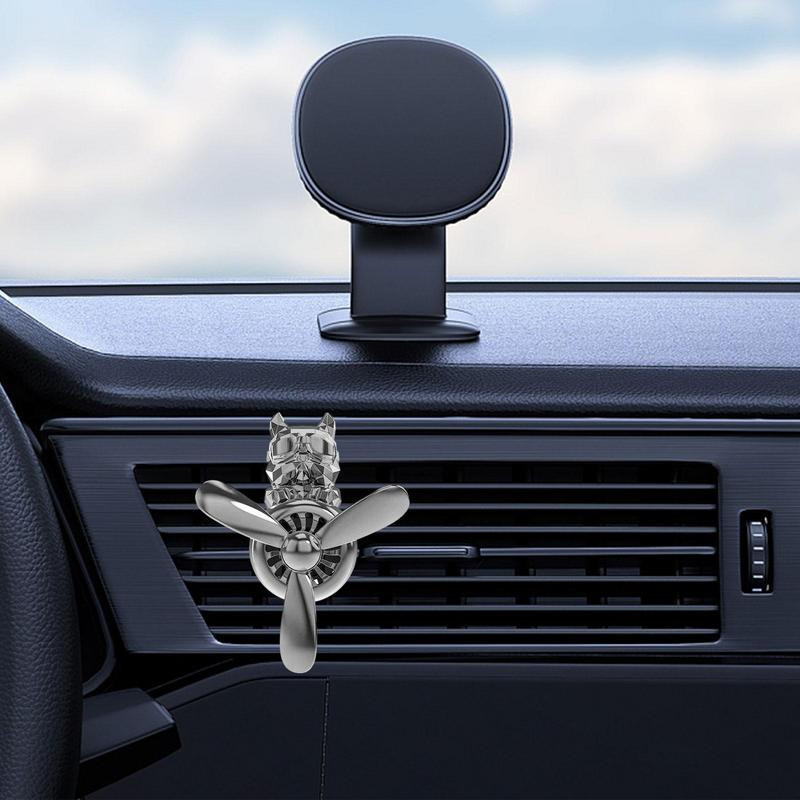 Automobilski osvježivač zraka Slatki buldog pilot Automobilski difuzor Rotirajući propeler Automobilski osvježivači zraka Dekoracija za automobile