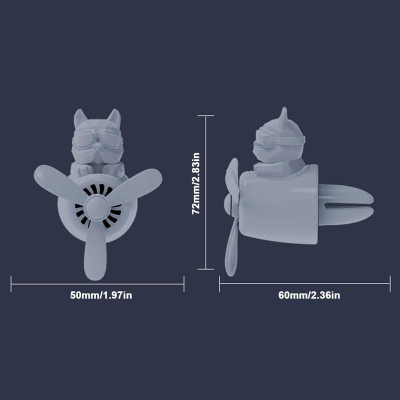 Automobilski osvježivač zraka Slatki buldog pilot Automobilski difuzor Rotirajući propeler Automobilski osvježivači zraka Dekoracija za automobile