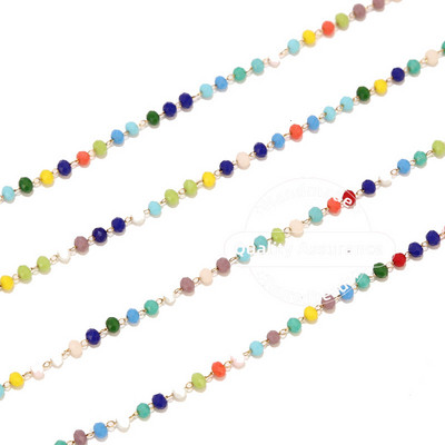 1M šareni kvadratni trokut od nehrđajućeg čelika, zlatni lančići s perlama, naočale, pribor za izradu lanaca, narukvica, ogrlica