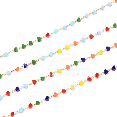 1M šareni kvadratni trokut od nehrđajućeg čelika, zlatni lančići s perlama, naočale, pribor za izradu lanaca, narukvica, ogrlica