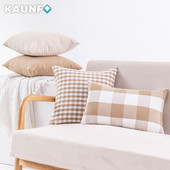 KAUNF Farmhouse Buffalo Check kockás díszpárnahuzatok dekoratív karácsonyi párnahuzatok pamut vászon párnahuzat lakberendezés