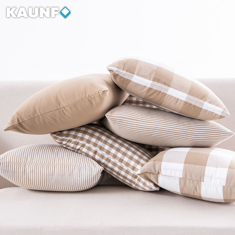 KAUNF Farmhouse Buffalo Check kockás díszpárnahuzatok dekoratív karácsonyi párnahuzatok pamut vászon párnahuzat lakberendezés