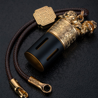 Metal + koža Luksuzni životinjski dizajn Miris za automobil Retro stil Auto osvježivač zraka Dobar miris Viseći ukras za parfem za automobil