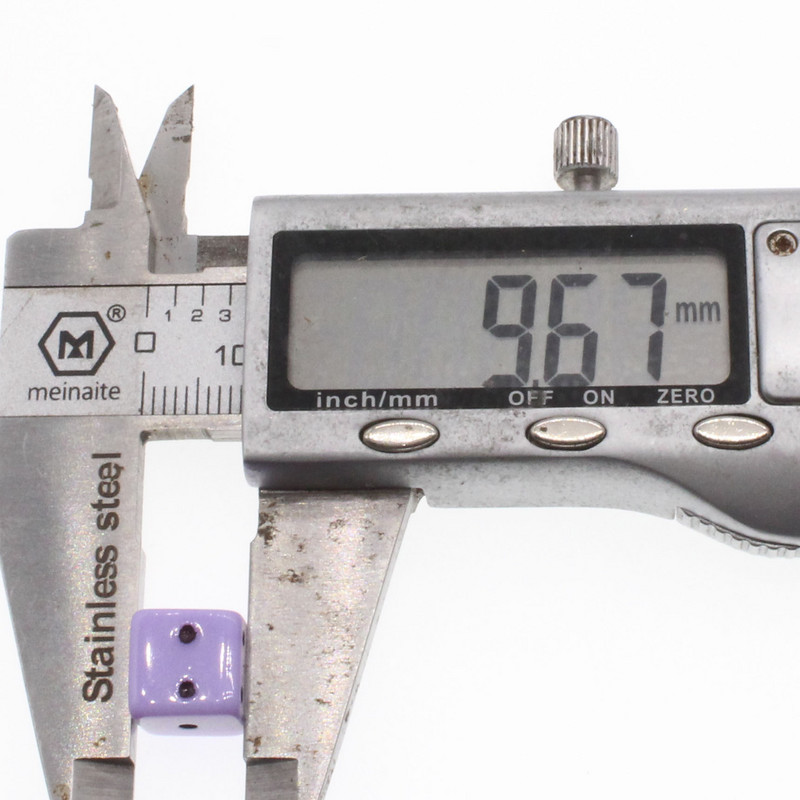 20 kom Mješovite prozirne akrilne perle za razmak od kockica 10 mm kvadratne šarene perle DIY dodaci za izradu nakita