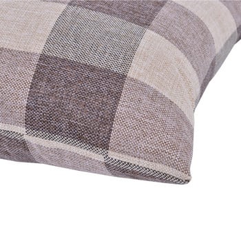 Κάλυμμα μαξιλαριού τετράγωνης θήκης μαξιλαριού με κλασικό δικτυωτό στυλ Απλό στυλ Διακόσμηση σπιτιού για καναπέ-κρεβάτι Μαξιλάρι για ριχτάρι αυτοκινήτου
