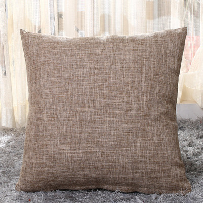 Tömör vászon kanapé derékpárnahuzat 40*40/45*45/50*30/50*50/55*55/40*60cm irodai párnahuzat lakberendezési párnahuzat Cojine