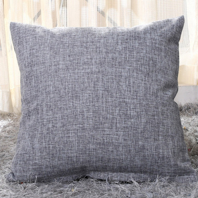 Tömör vászon kanapé derékpárnahuzat 40*40/45*45/50*30/50*50/55*55/40*60cm irodai párnahuzat lakberendezési párnahuzat Cojine