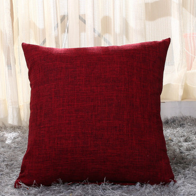 Tömör vászon kanapé derékpárnahuzat 40*40/45*45/50*30/50*50/55*55/40*60cm irodai párnahuzat lakberendezési párnahuzat Cojine