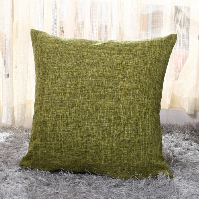 Tömör vászon kanapé derékpárnahuzat 40*40/45*45/50*30/50*50/55*55/40*60cm irodai párnahuzat lakberendezési párnahuzat Cojine
