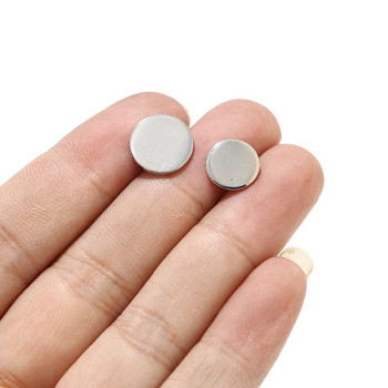 20 бр. 12 mm 10 mm кръгли без дупки плоски щамповани празни мъниста кръгли дискови талисмани без дупка за аксесоари за изработка на бижута
