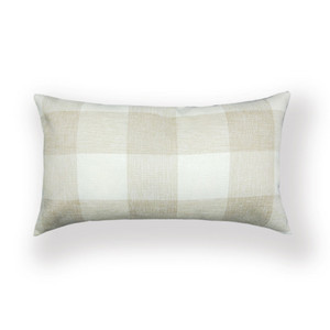 Nova lanena jednobojna karirana jastučnica Kauč Jastučnica Navlaka za lumbalni dio Jastučnica Moderni dom Dvostrani ispis Laneno kockasto