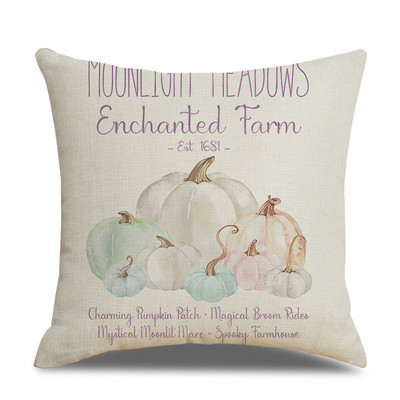 45x45cm jastučnica za noć vještica jednostruka lanena jastučnica jastučnica oko struka za dnevnu sobu kauč automobil kućni dekor