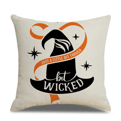 45x45cm jastučnica za noć vještica jednostruka lanena jastučnica jastučnica oko struka za dnevnu sobu kauč automobil kućni dekor