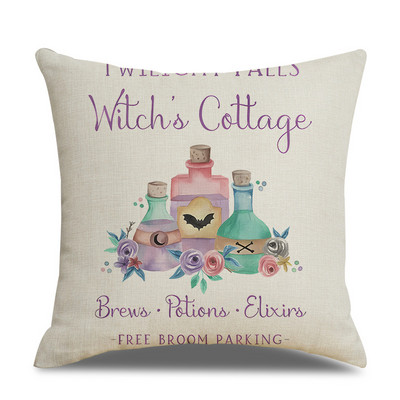 45x45cm jastučnica za noć vještica jednostruka lanena jastučnica jastučnica oko struka za dnevnu sobu kauč automobil kućni dekor