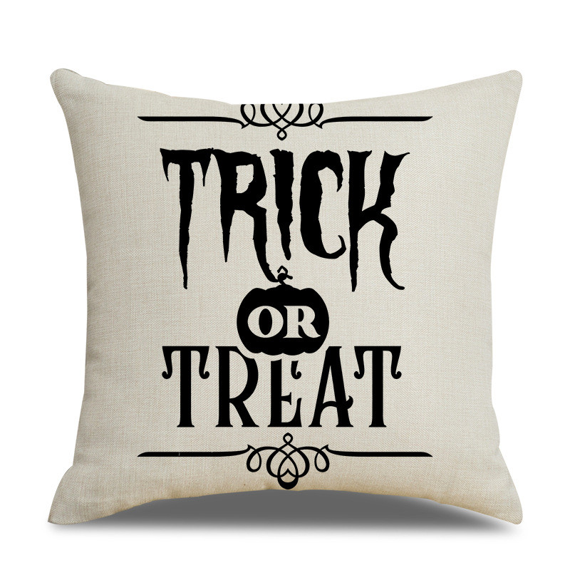 45x45cm jastučnica za noć vještica jednostruka lanena jastučnica jastučnica oko struka za dnevnu sobu kauč automobil kućni dekor