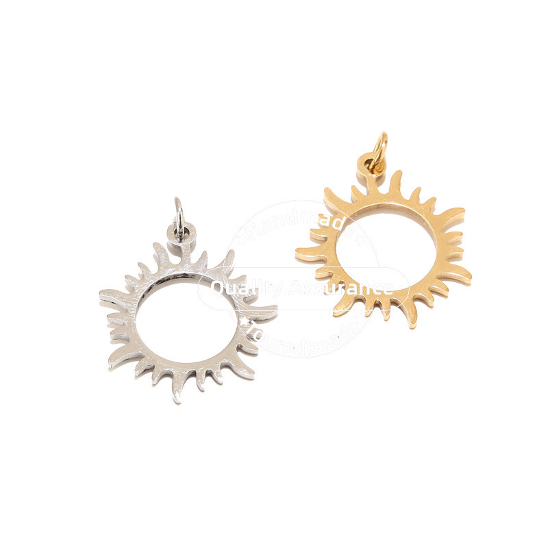 5 komada zlatnih privjesaka od nehrđajućeg čelika, privjesaka, narukvica, ogrlica, nalaza za nakit Izrada zanata DIY 24 mm