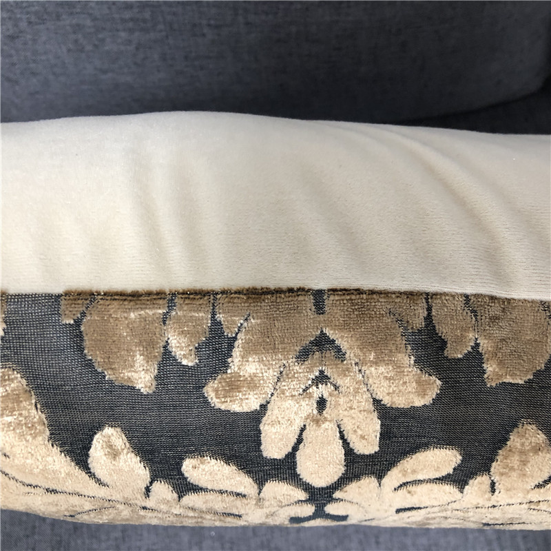 OEM dekoratív klasszikus vágás bársony párnahuzat kanapé Jacquard dobópárnahuzat gyárból
