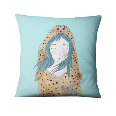 Jastučnica s otisnutim kitom, nordijski morski jastuk, ukrasni jastuk, kućni dekor, kauč, jastuci, jastuci, ukrasi kućnog jastuka