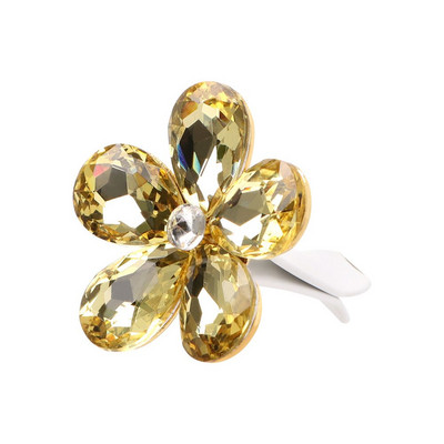 Jauki Rhinestone Diamond Crystal Ziedi Automašīnas Gaisa izplūdes atvere Smaržu klipsis Gaisa atsvaidzinātājs Difuzors Piekariņi Aksesuāri Automašīnas interjera dekors