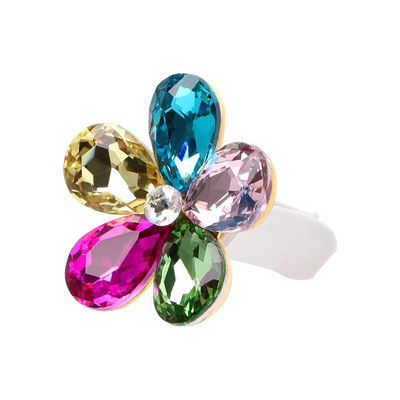 Jauki Rhinestone Diamond Crystal Ziedi Automašīnas Gaisa izplūdes atvere Smaržu klipsis Gaisa atsvaidzinātājs Difuzors Piekariņi Aksesuāri Automašīnas interjera dekors