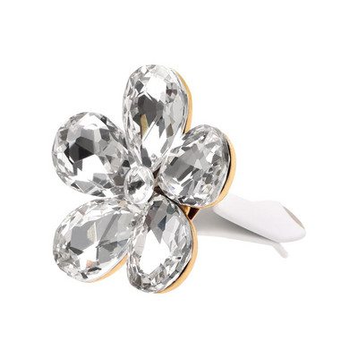Jauki Rhinestone Diamond Crystal Ziedi Automašīnas Gaisa izplūdes atvere Smaržu klipsis Gaisa atsvaidzinātājs Difuzors Piekariņi Aksesuāri Automašīnas interjera dekors