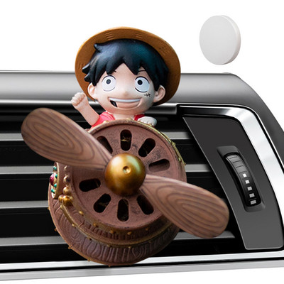 Anime rajzfilm autó belső dekoráció Luffy Chopper figura modell dísz autó illat diffúzor dekoráció autó autós kiegészítők ajándék
