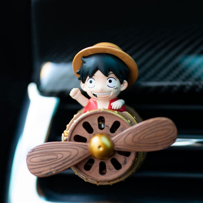 Anime rajzfilm autó belső dekoráció Luffy Chopper figura modell dísz autó illat diffúzor dekoráció autó autós kiegészítők ajándék