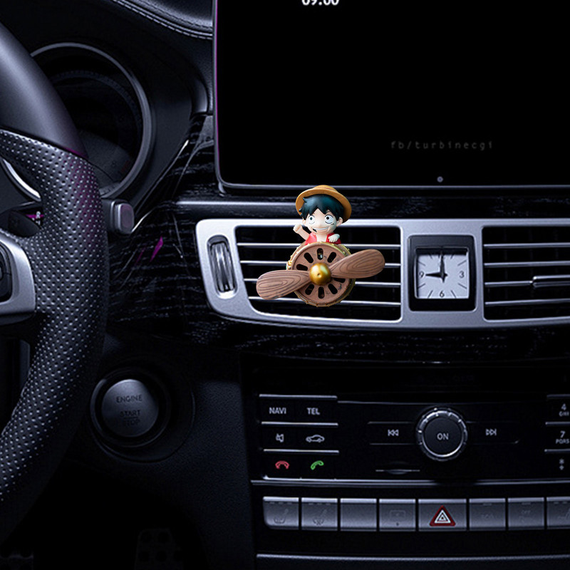 Anime rajzfilm autó belső dekoráció Luffy Chopper figura modell dísz autó illat diffúzor dekoráció autó autós kiegészítők ajándék