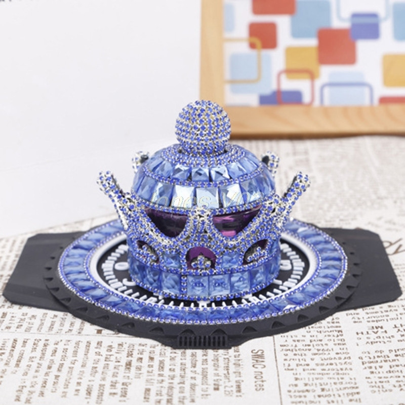 Crystal Crown Autóillat Diffúzor Parfümös Palacktartók Díszek Belső Dekoráció Autó Otthon Irodai Légfrissítők-V003