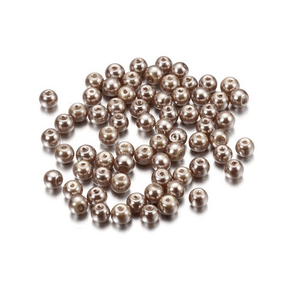 100db/zsák 4-10mm Mixcolour Kerek Üveggyöngy Maggyöngyök Laza gyöngyök Karkötő Fülbevaló barkács ékszerekhez Kereső kiegészítők