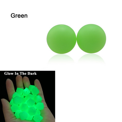 100 kom svijetleće u tami jarko ružičasto ljubičaste silikonske perle 15 mm svijetleće plave okrugle dječje perle