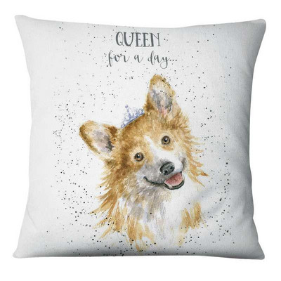 Zabavna božićna ilustracija Jastučnica s printom Jelen Djed Božićnjak Jastuk Ukrasni jastuci Jastuci za kućni dekor Ukrasni jastuci za kauč 17*17 inča