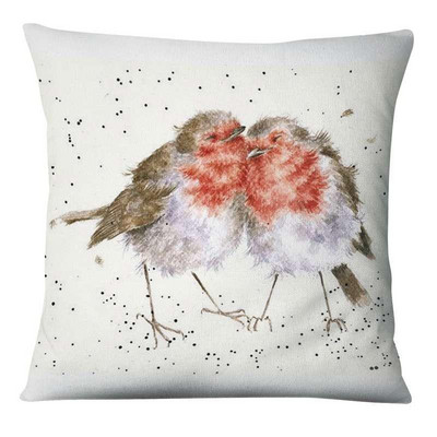 Zabavna božićna ilustracija Jastučnica s printom Jelen Djed Božićnjak Jastuk Ukrasni jastuci Jastuci za kućni dekor Ukrasni jastuci za kauč 17*17 inča