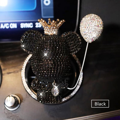 Novi Charm Bear Osvježivač zraka Ukrasi Kreativni kristalni dijamantni ukras Ogrlica Outlet Dodaci za aromaterapiju automobila