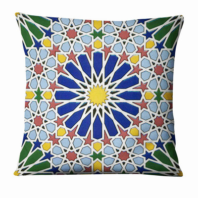 Retro Ikar mintás nyomtatott párna dekoratív párna amerikai párnahuzat Almofadas Decorativas para kanapé díszpárna 45*45cm